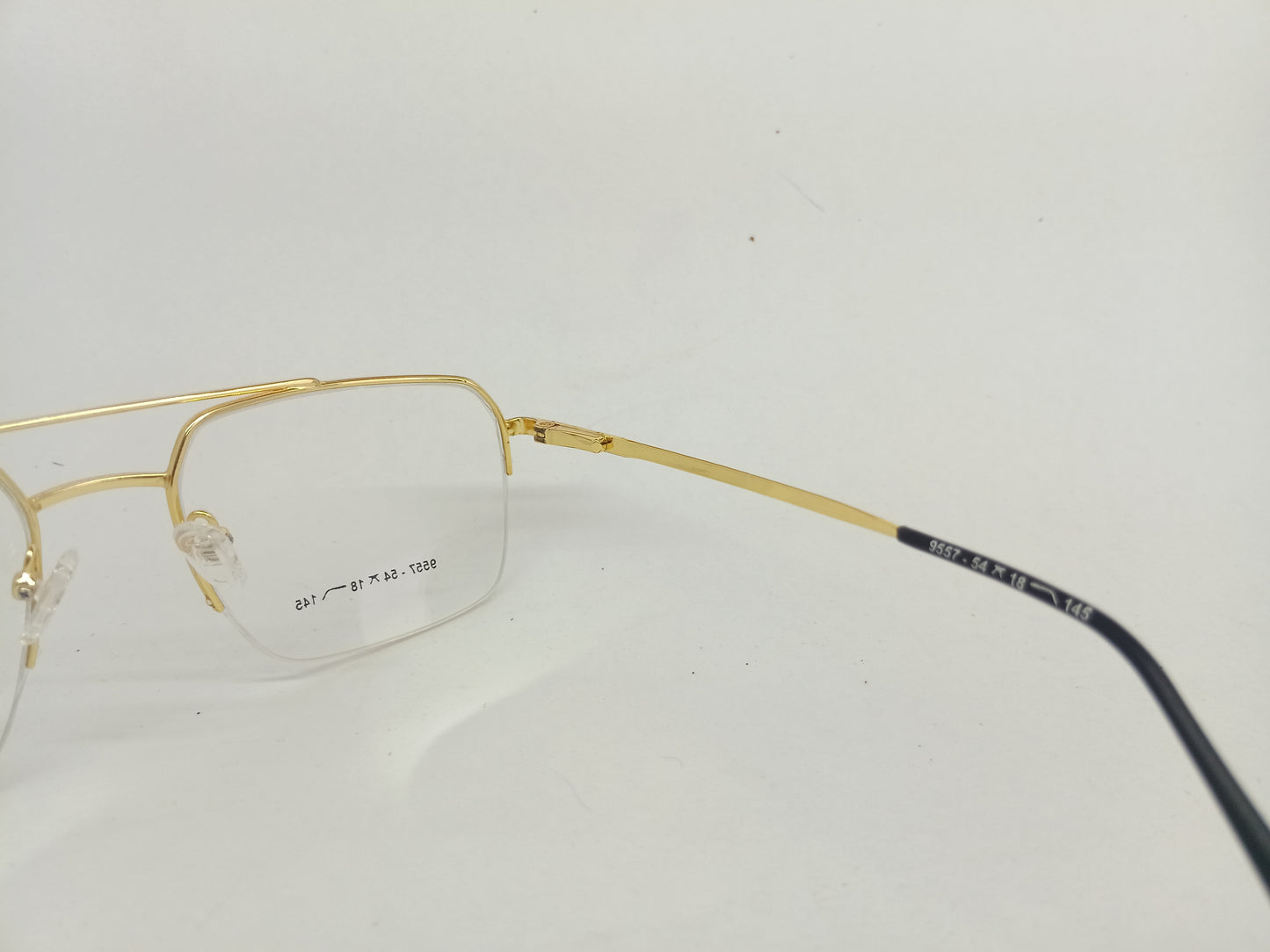 Growth 9557 Aviator Half Eyewear Frame