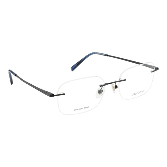 David Jones DJ-0573 Rectangle Rimless Eyewear Frame