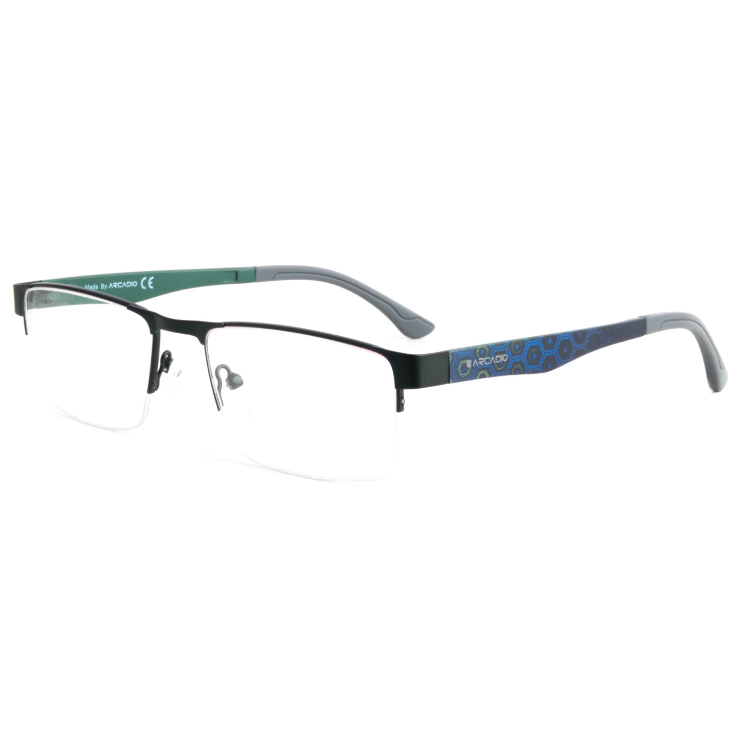 Arcadio SP2291 Rectangle Half Eyewear Frame