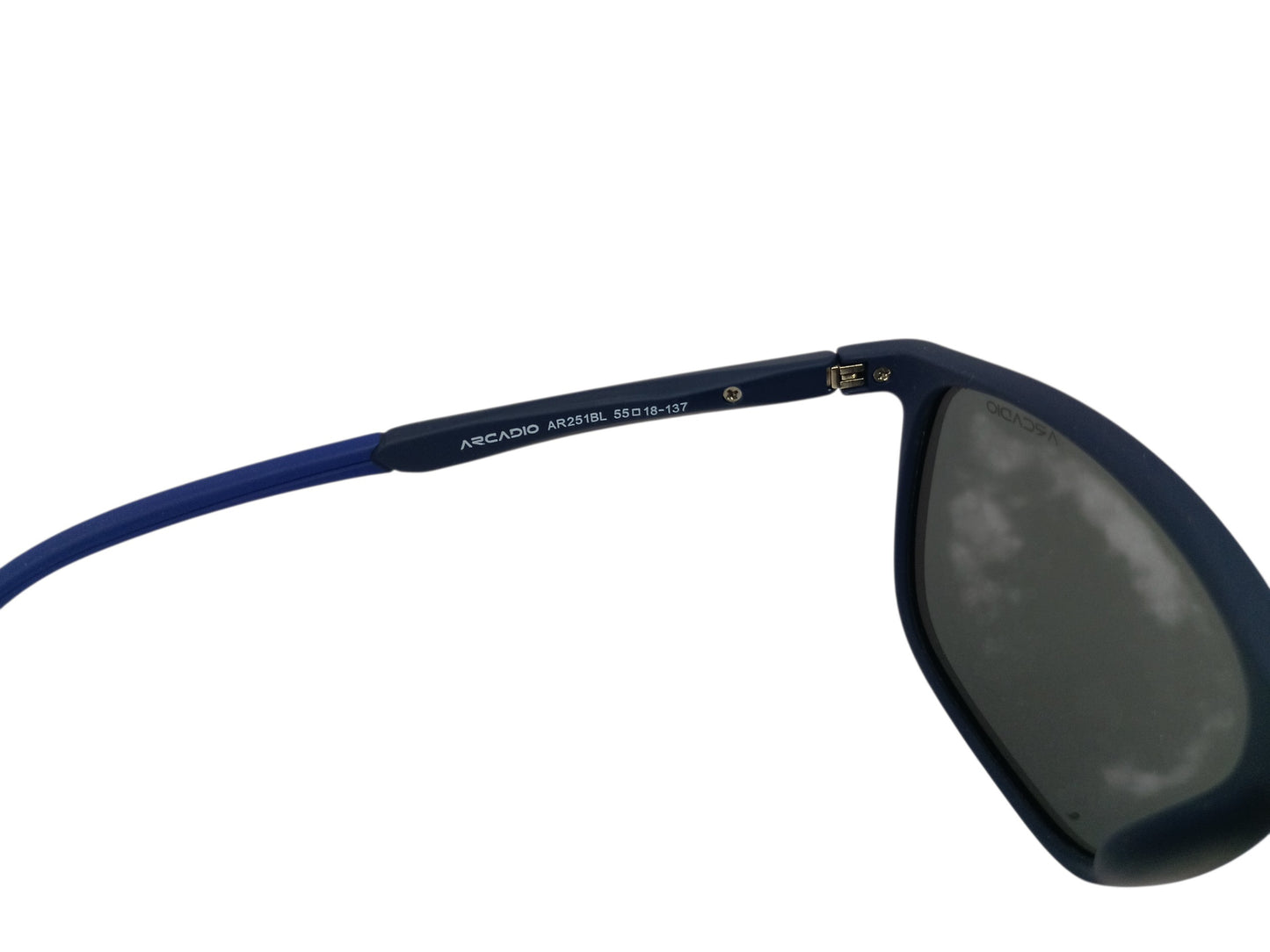 Arcadio AR251 Wayfarer Mens Matte Blue Sunglasses