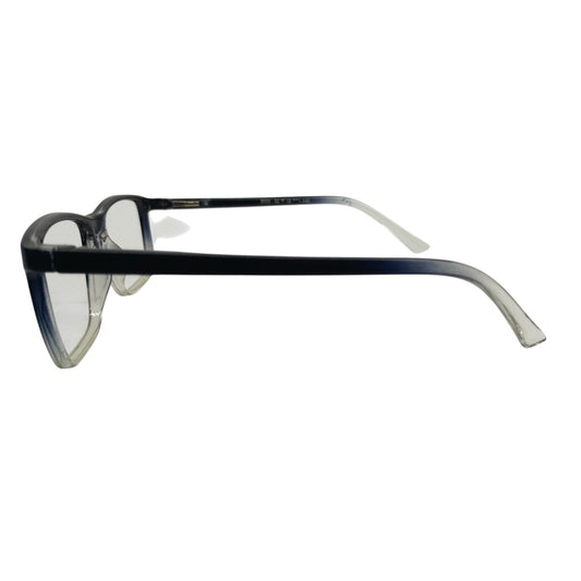 T20 Opticals Growth 2032 rectangle eyeglasses with a modern full-frame plastic design in a side profile view.