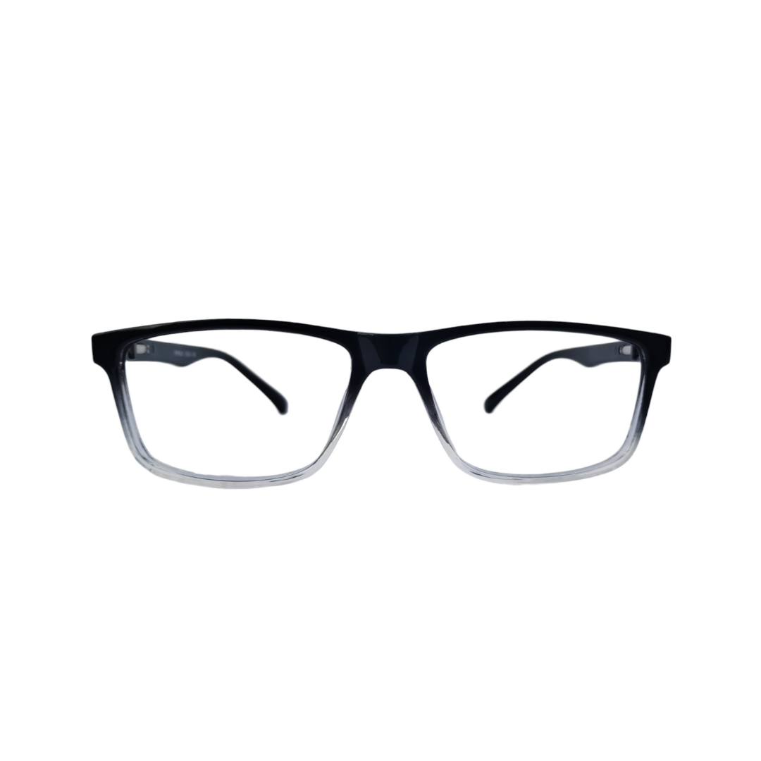 EYRUS 3325 Black & Red Rectangular Two-Tone Plastic Frame (3325 50-18-140 w-135)