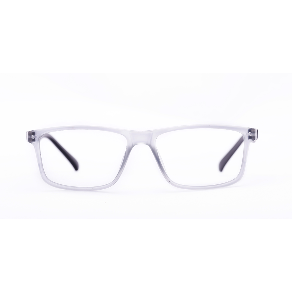 EYRUS 17005 Matte Yellow Rectangular Transparent Acetate Frame (50-18-140 w-137 h-392)