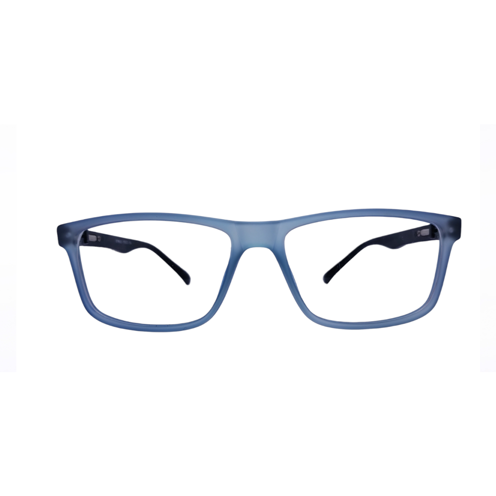 EYRUS 17005 Matte Yellow Rectangular Transparent Acetate Frame (50-18-140 w-137 h-392)