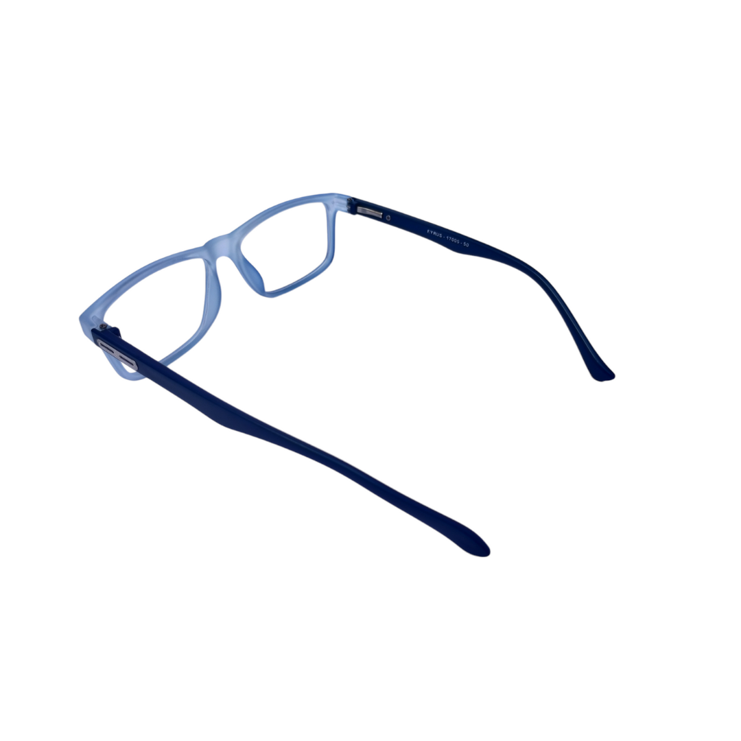EYRUS 17005 Matte Yellow Rectangular Transparent Acetate Frame (50-18-140 w-137 h-392)
