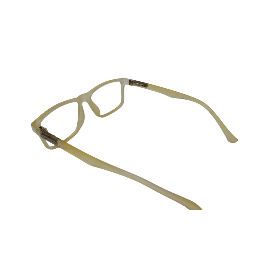 EYRUS 17005 Matte Yellow Rectangular Transparent Acetate Frame (50-18-140 w-137 h-392)