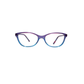 7 star Women's Cat Eye Transparent Purple and blue Frame m.4062 50-16-140