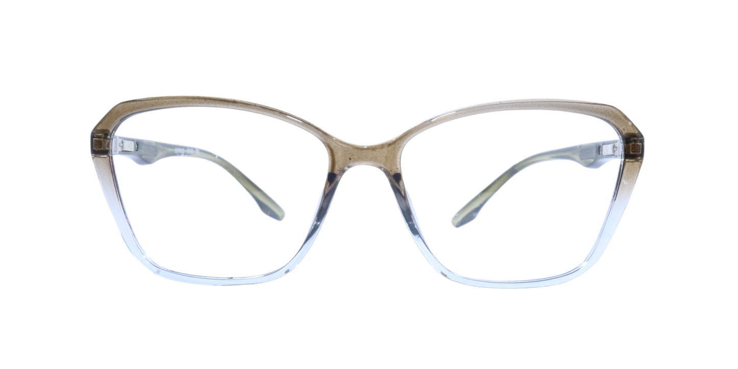 EYRUS 9988 Womens Oversized Square Cat-Eye Full-Rim Frame (50-18-140)