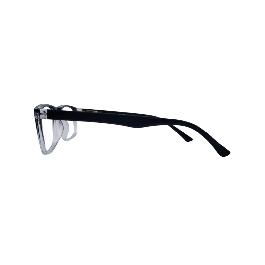 EYRUS 3325 Black & Red Rectangular Two-Tone Plastic Frame (3325 50-18-140 w-135)