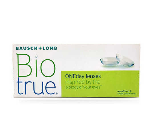 Bausch & Lomb Bio true One day Spherical Minus Contact Lenses ( 30 lenses pack)