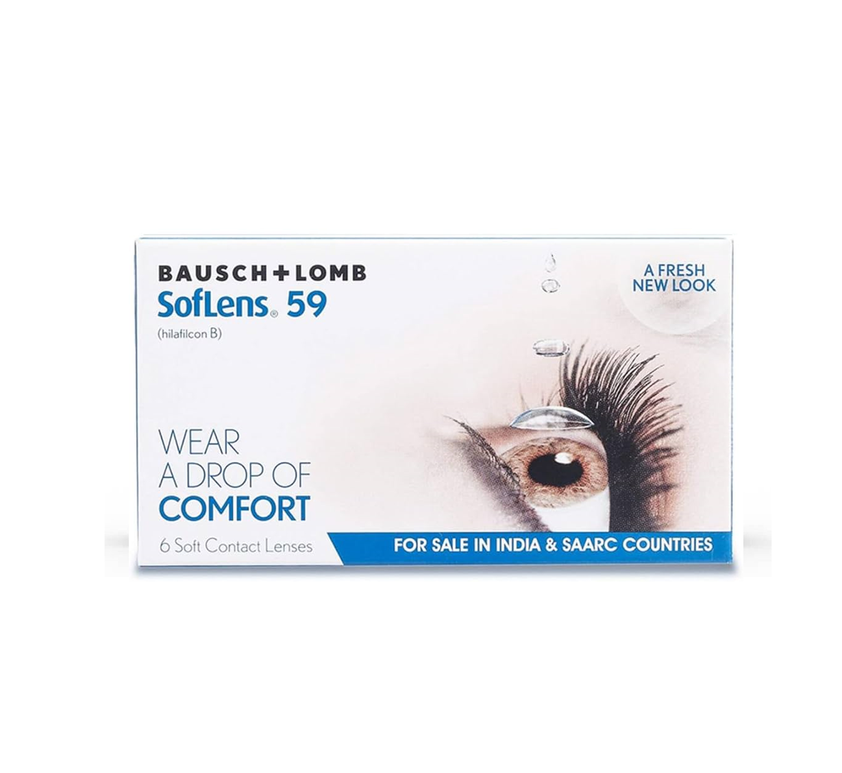 Bausch & Lomb Soft lens 59 spherical Contact Lenses (6 lens pack)