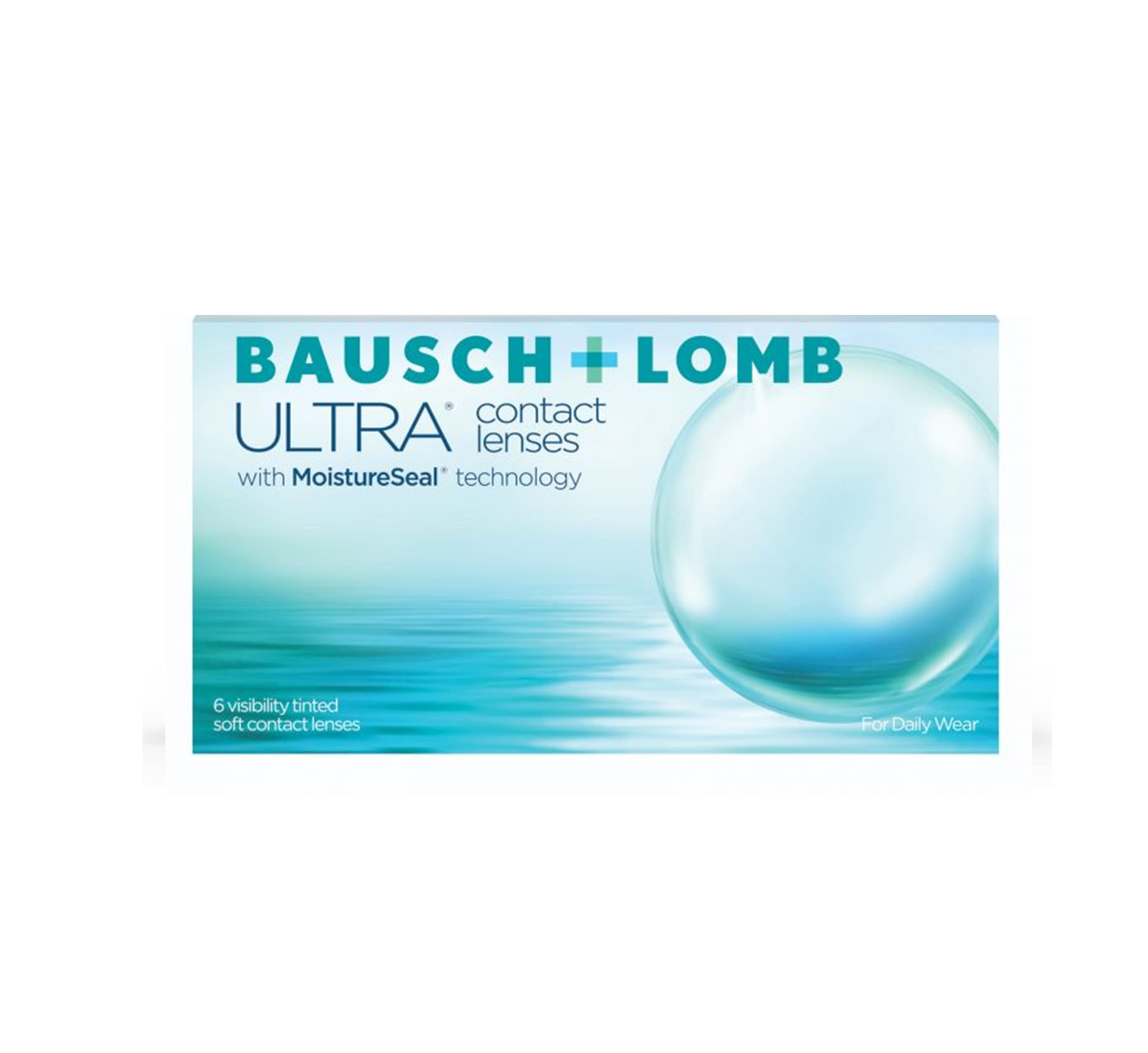 Bausch & Lomb Ultra 6 contact lenses box Front 