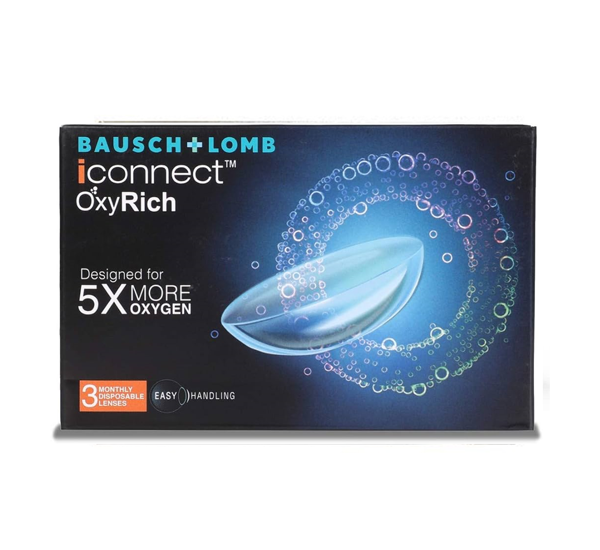 Bausch & Lomb i connect oxyrich Spherical contact lenses (3 lenses pack)