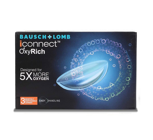 Bausch & Lomb i connect oxyrich Spherical contact lenses (3 lenses pack)