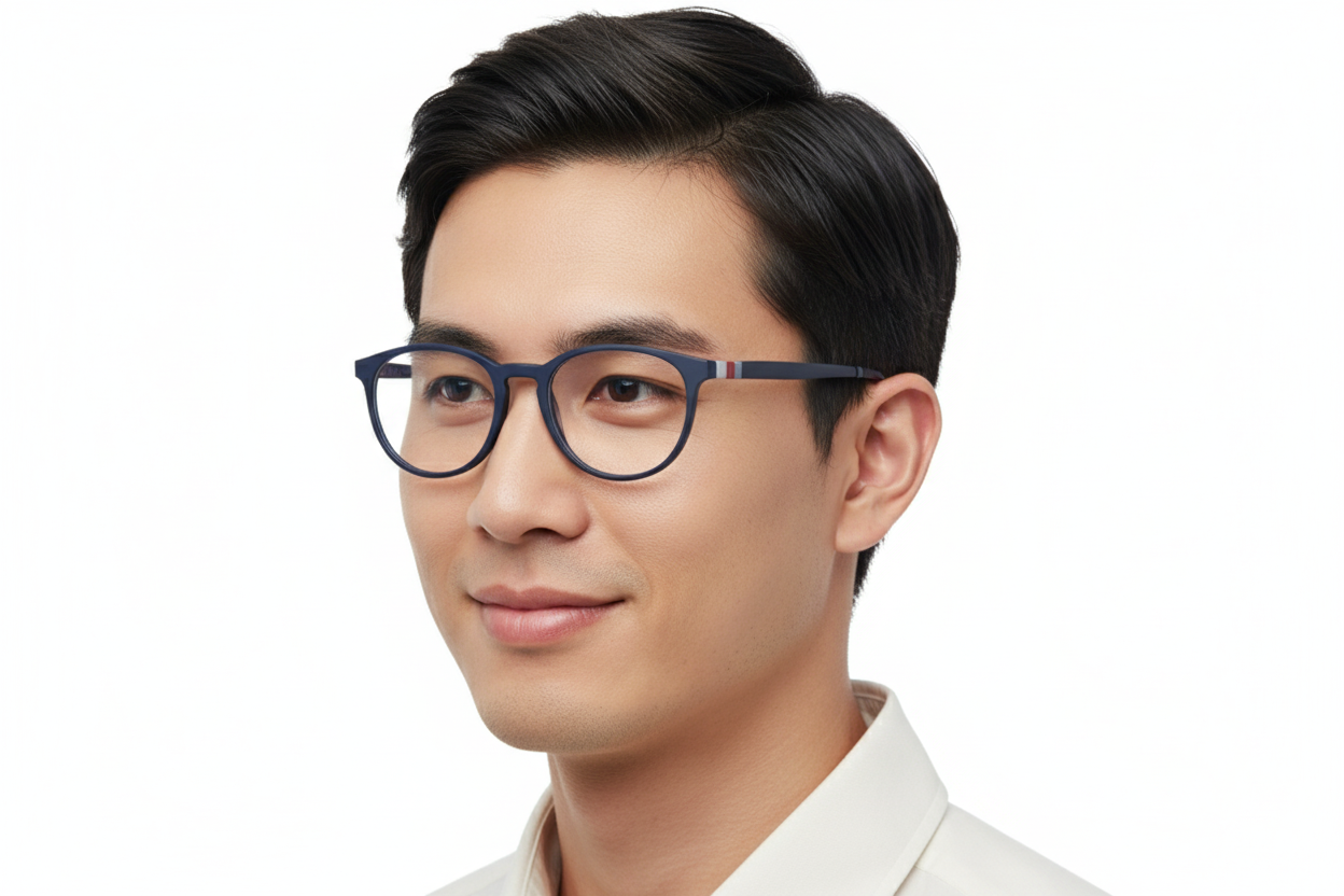 EYRUS 6667 Unisex Round Panto Full-Rim Frame (50-18-140)
