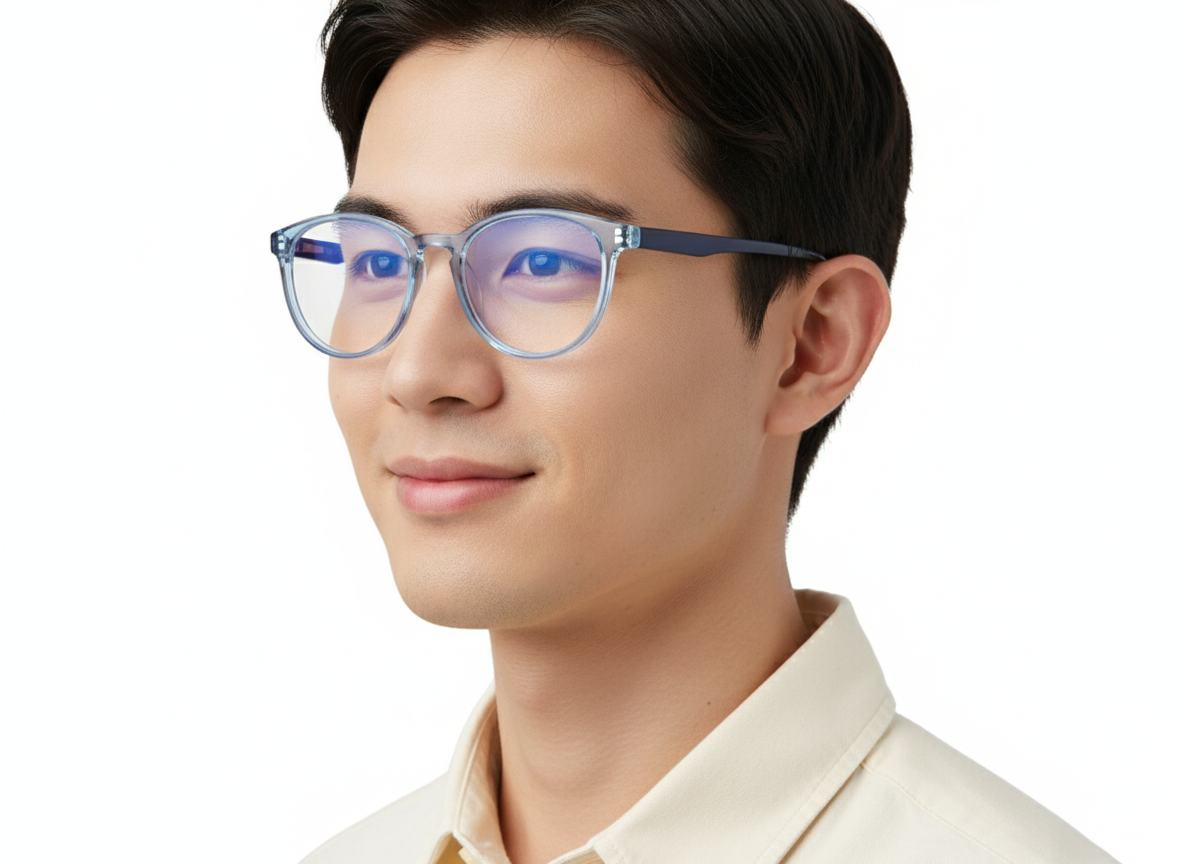EYRUS 3330 Round Panto Full-Rim Acetate Frame (50-18-140)