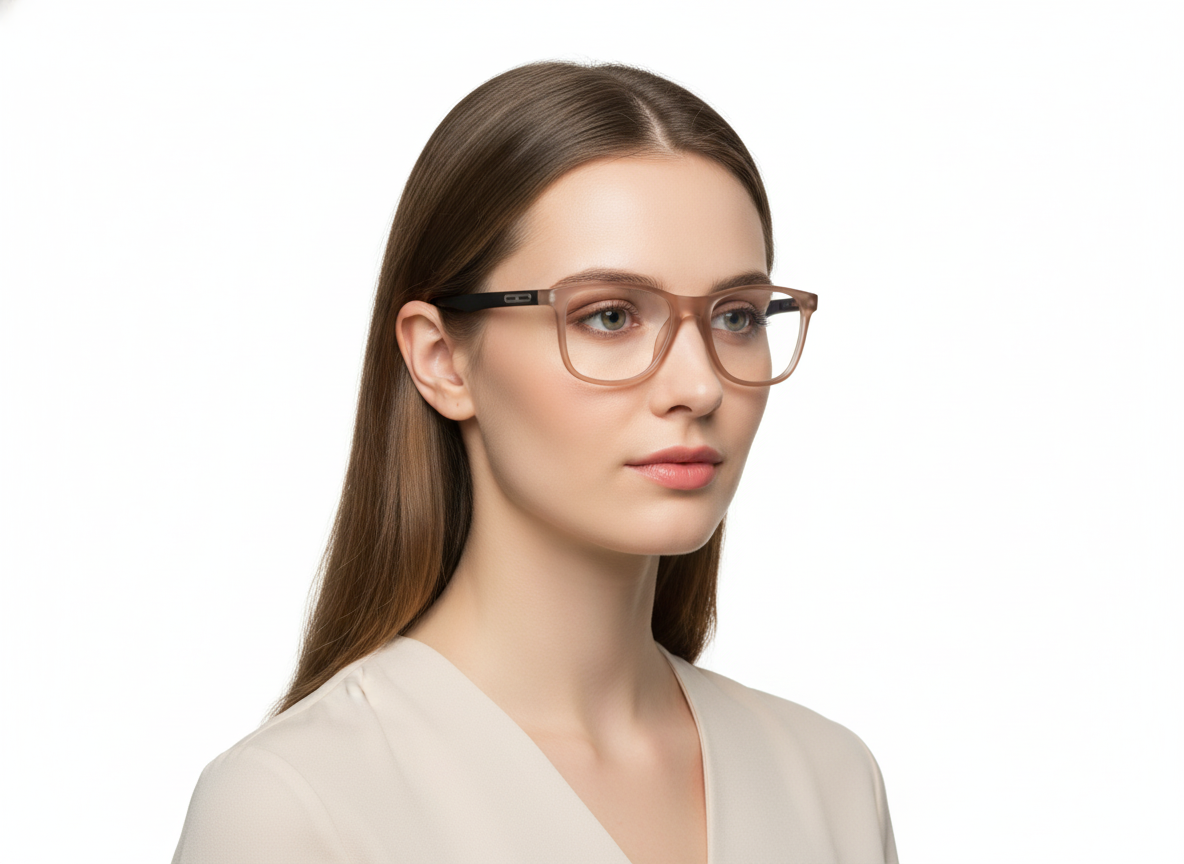 EYRUS 17009 Women's Two-Tone Wayfarer Full-Rim Plastic Frame (50-18-140)