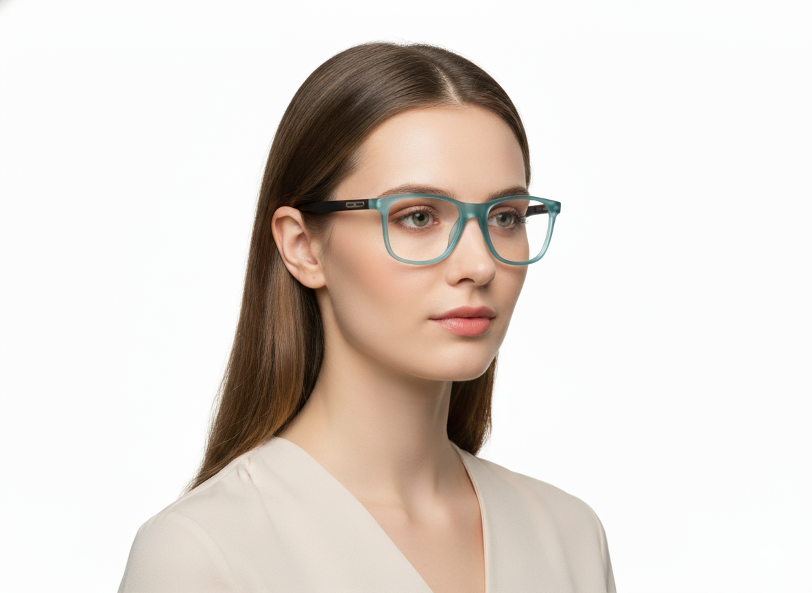 EYRUS 17009 Women's Two-Tone Wayfarer Full-Rim Plastic Frame (50-18-140)