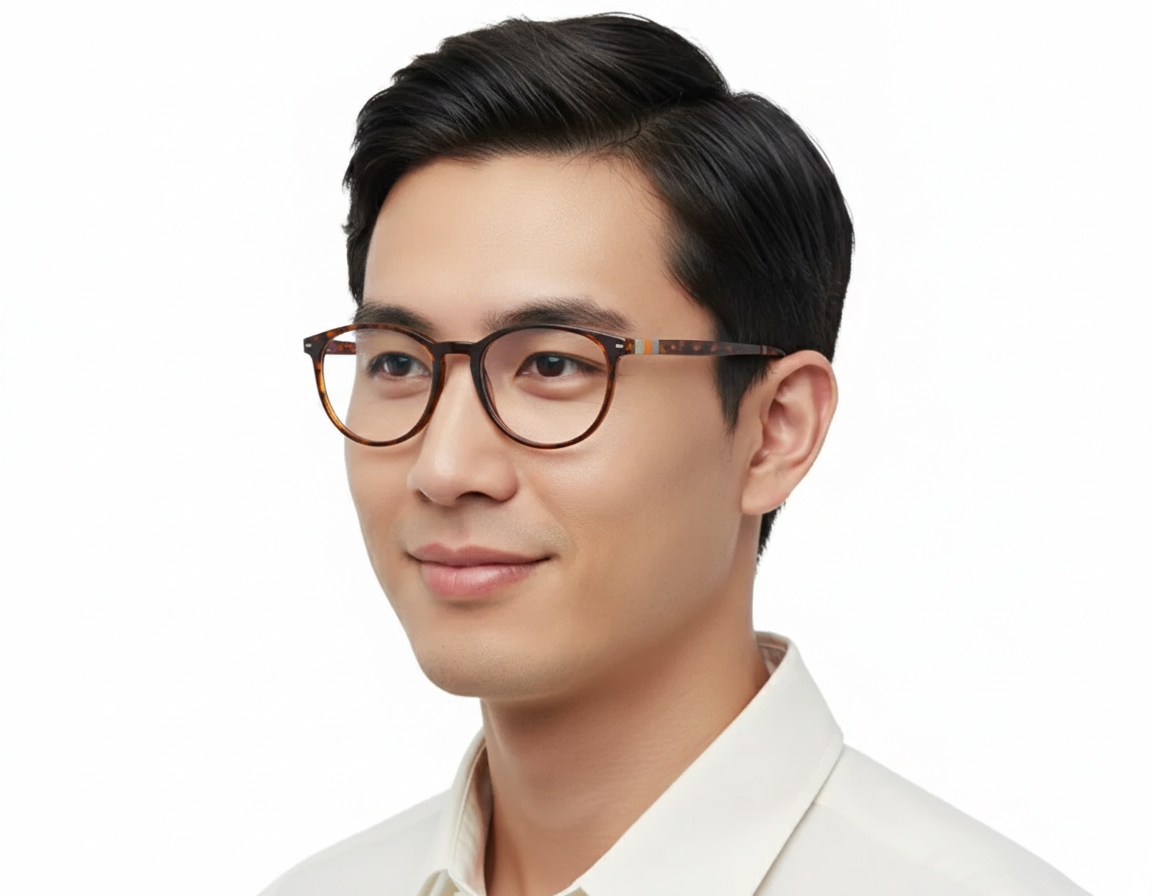 EYRUS 6667 Unisex Round Panto Full-Rim Frame (50-18-140)