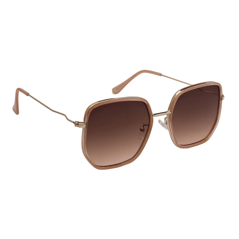 MACV LUING Elegant Square Metal Sunglass Frame