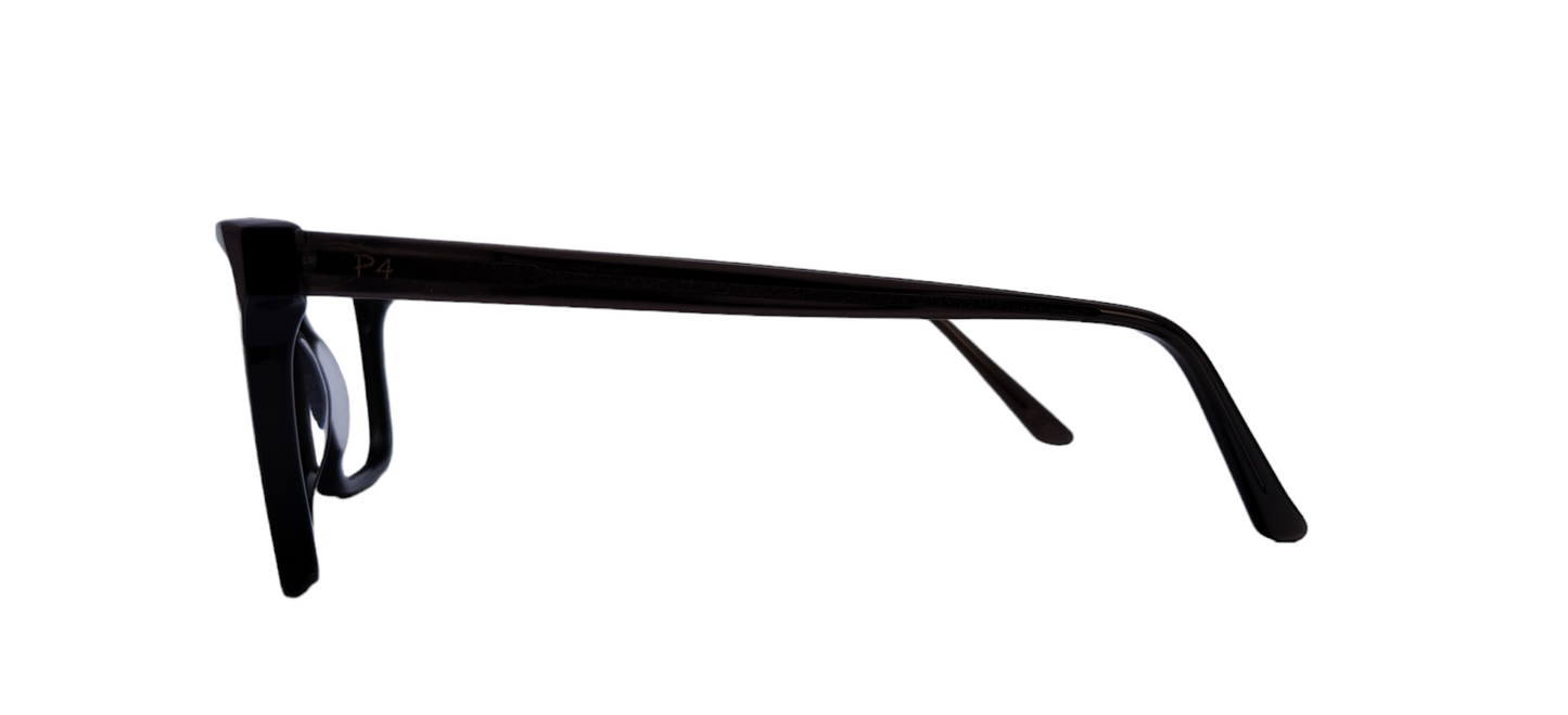 Page 4 la torrt 53-16-145 Square Black Unisex Prescription Eyewear