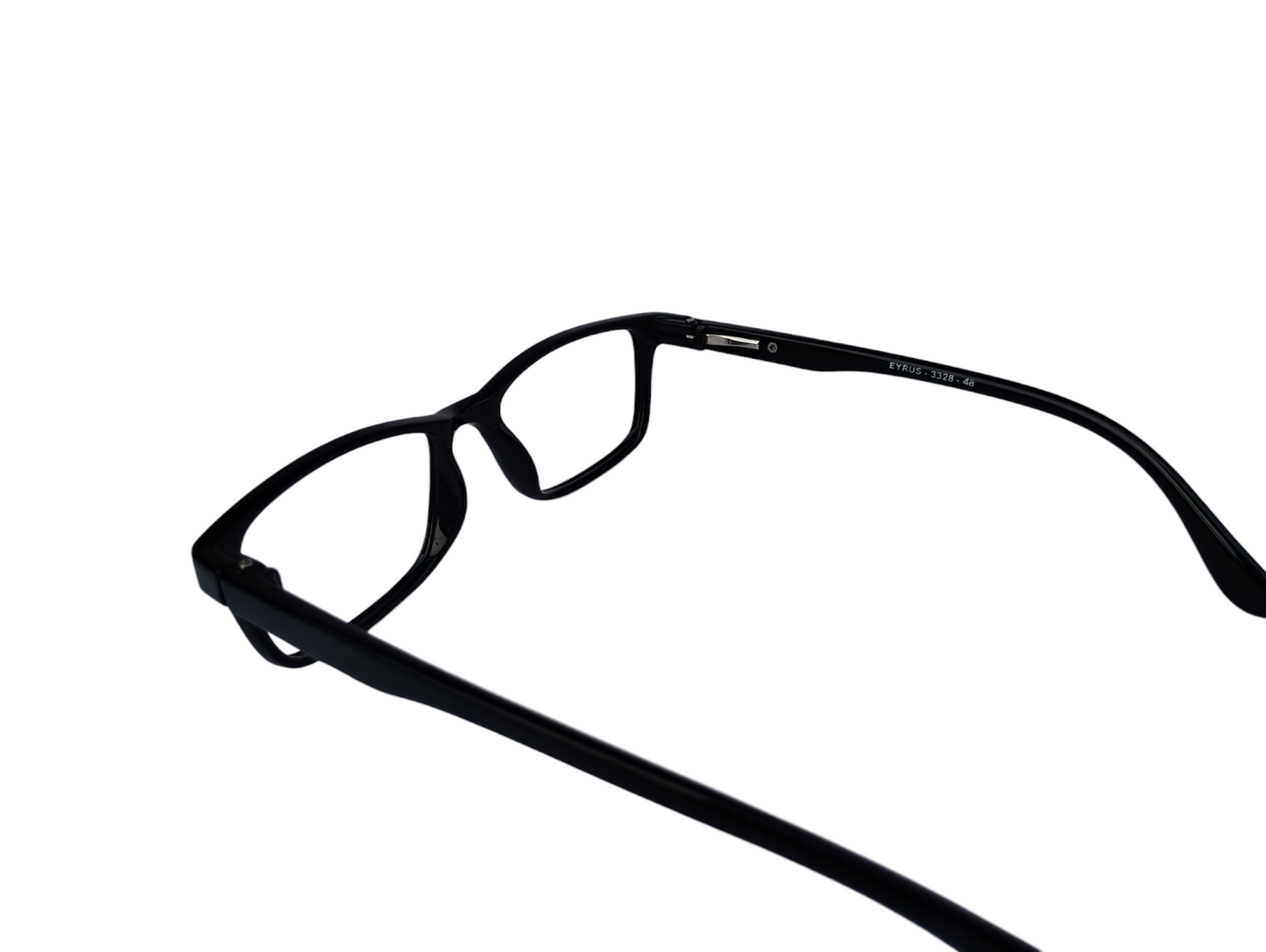 EYRUS 3328 Classic Black Rectangle Women's Acetate Frame (48-18-140)