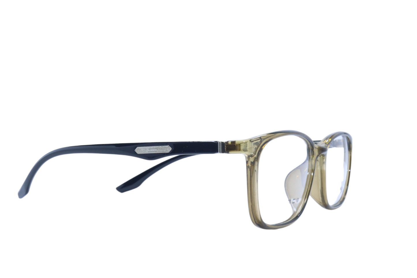 Eyrus 9993 50-18-140 Transparent mustard Unisex Prescription Eyewear