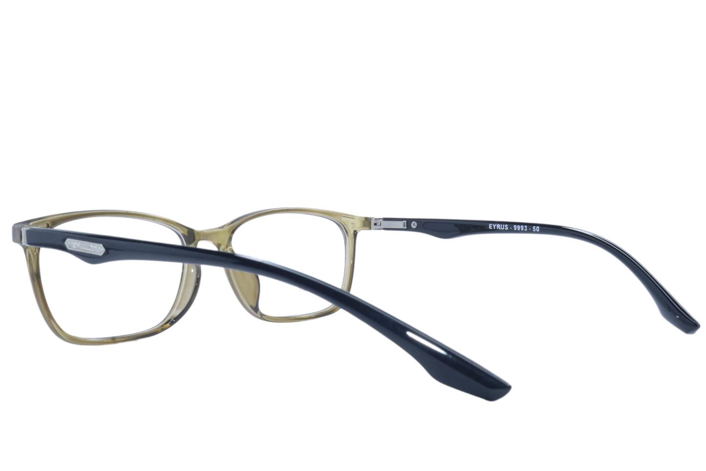 Eyrus 9993 50-18-140 Transparent mustard Unisex Prescription Eyewear