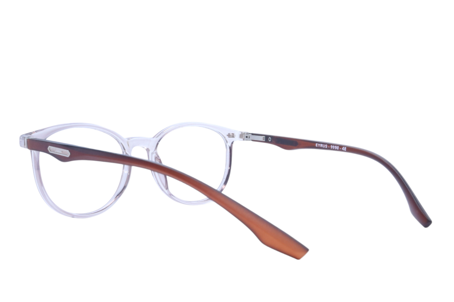 Eyrus 9990 48-18-140 Transparent Brown Prescription Eyewear