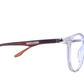 Eyrus 9990 48-18-140 Transparent Brown Prescription Eyewear