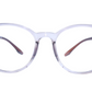 Eyrus 9990 48-18-140 Transparent Brown Prescription Eyewear