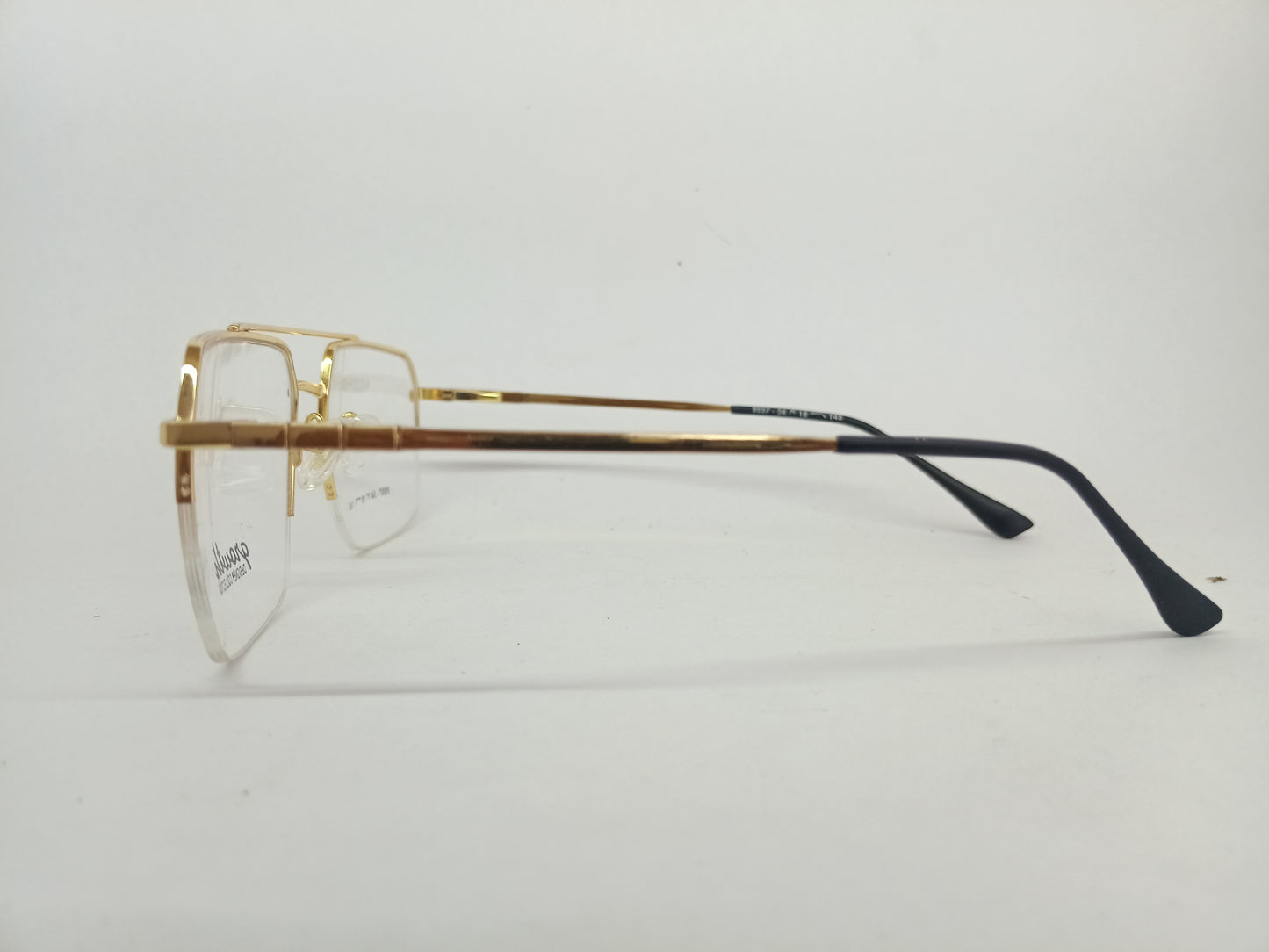 Growth 9557 Aviator Half Eyewear Frame