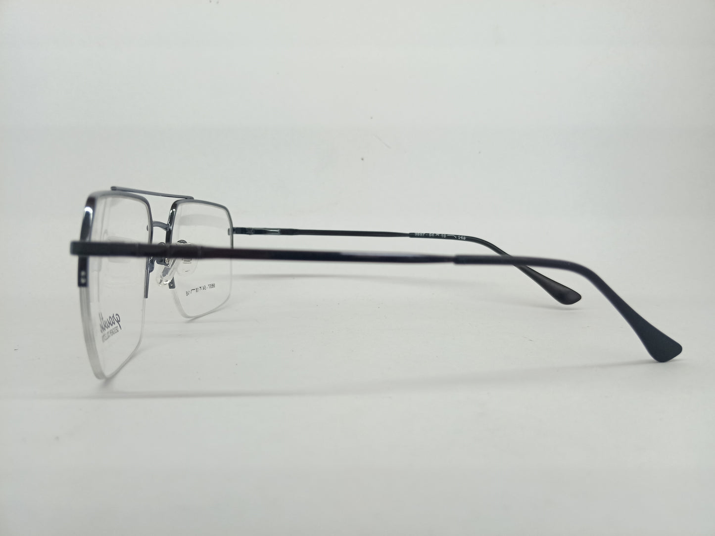 Growth 9557 Aviator Half Eyewear Frame