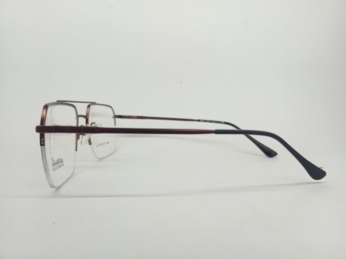Growth 9557 Aviator Half Eyewear Frame