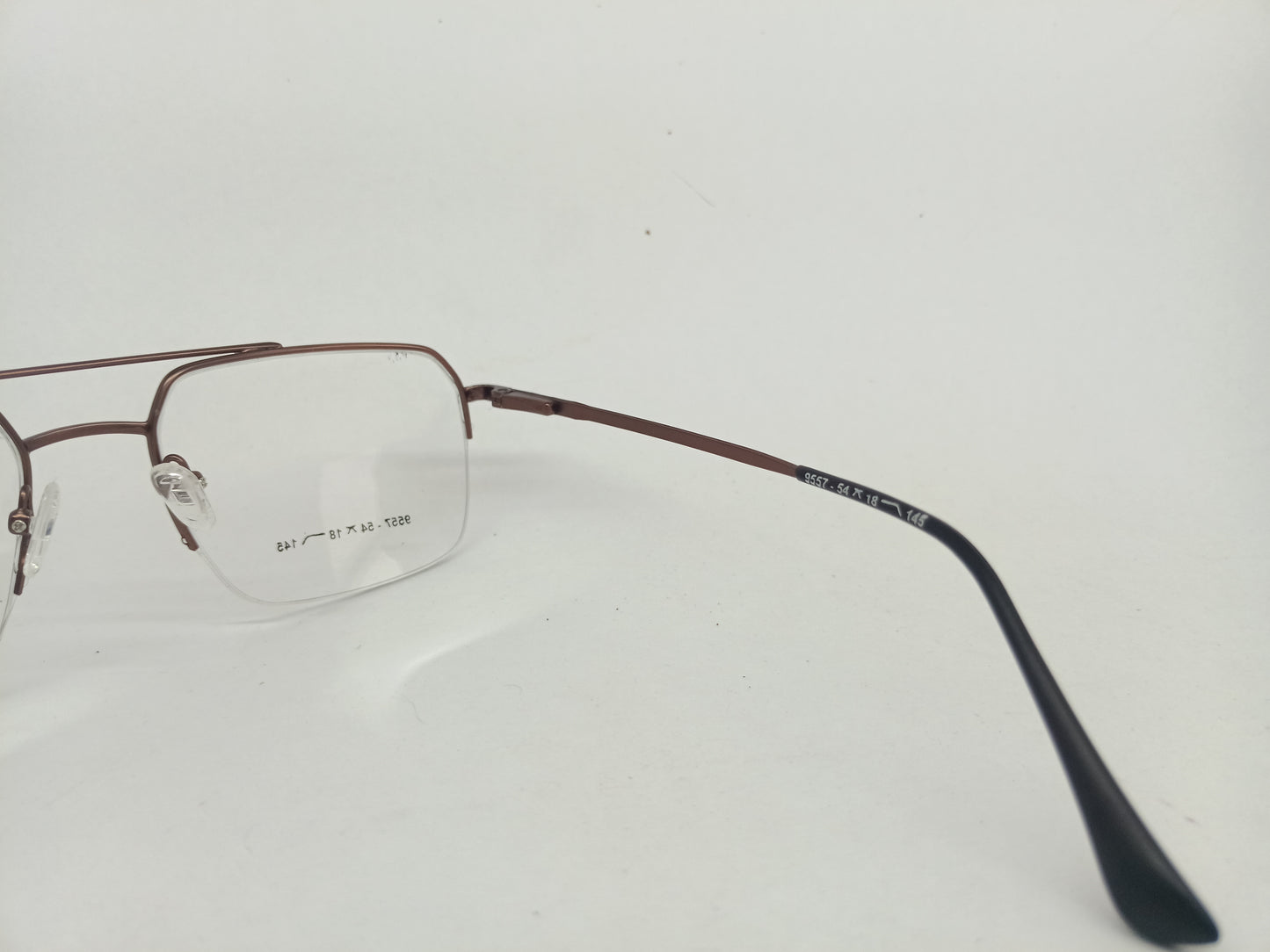 Growth 9557 Aviator Half Eyewear Frame