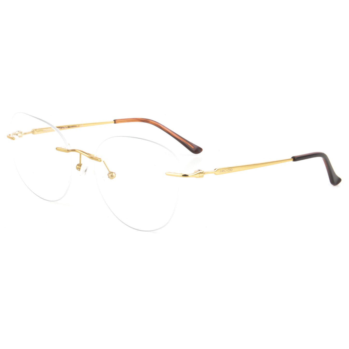 Arcadio RL148 Cat Eye Rimless Eyewear Frame