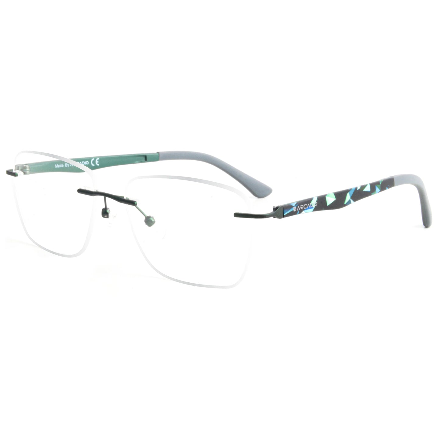 Arcadio RL151 Square Rimless Eyewear Frame