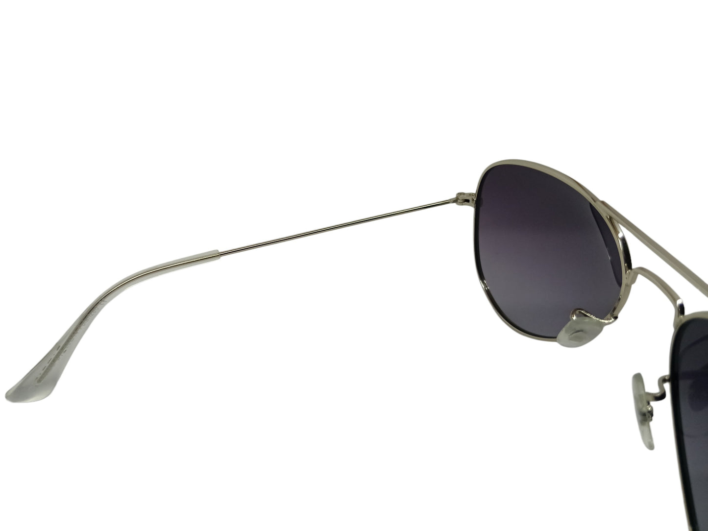 Arcadio AK17019 Aviator Mens Silver Sunglasses