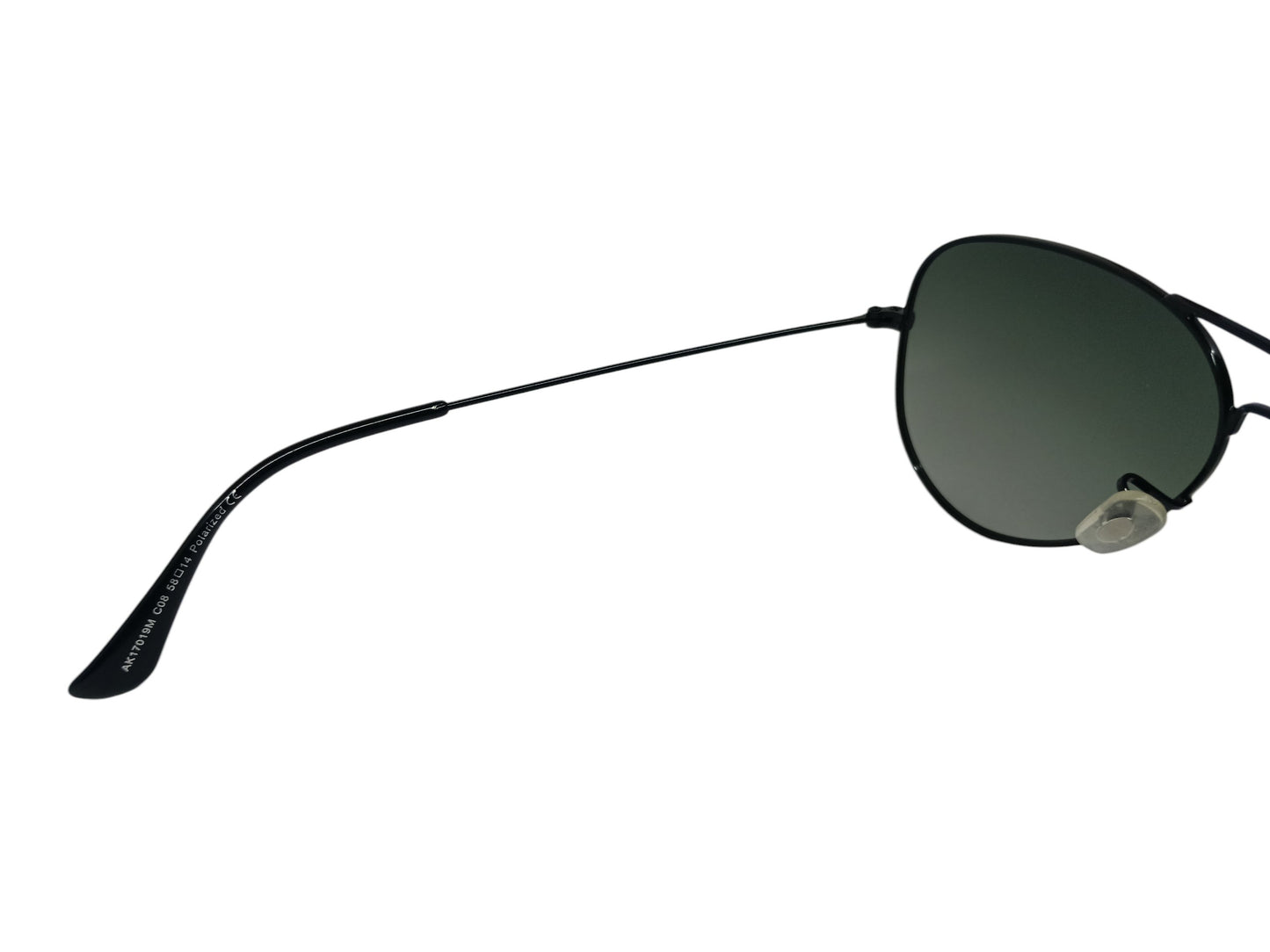 Arcadio AK17019 Aviator Mens Black Sunglasses