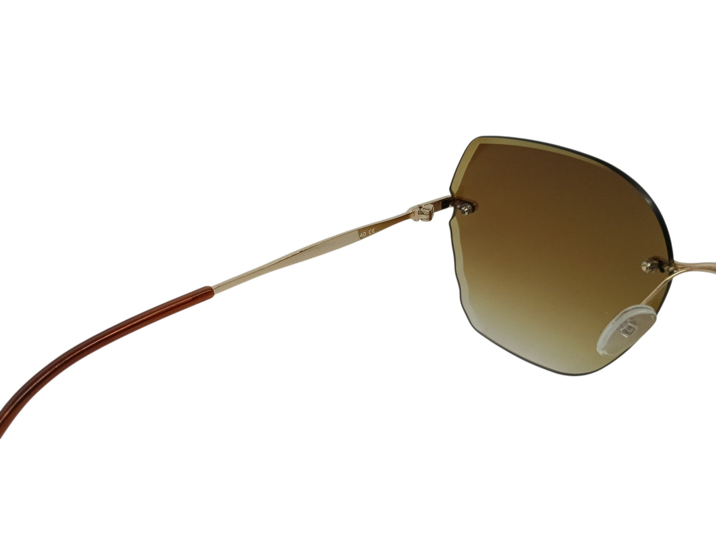 Arcadio AK17195 Cat Eye Womens Gold Sunglasses