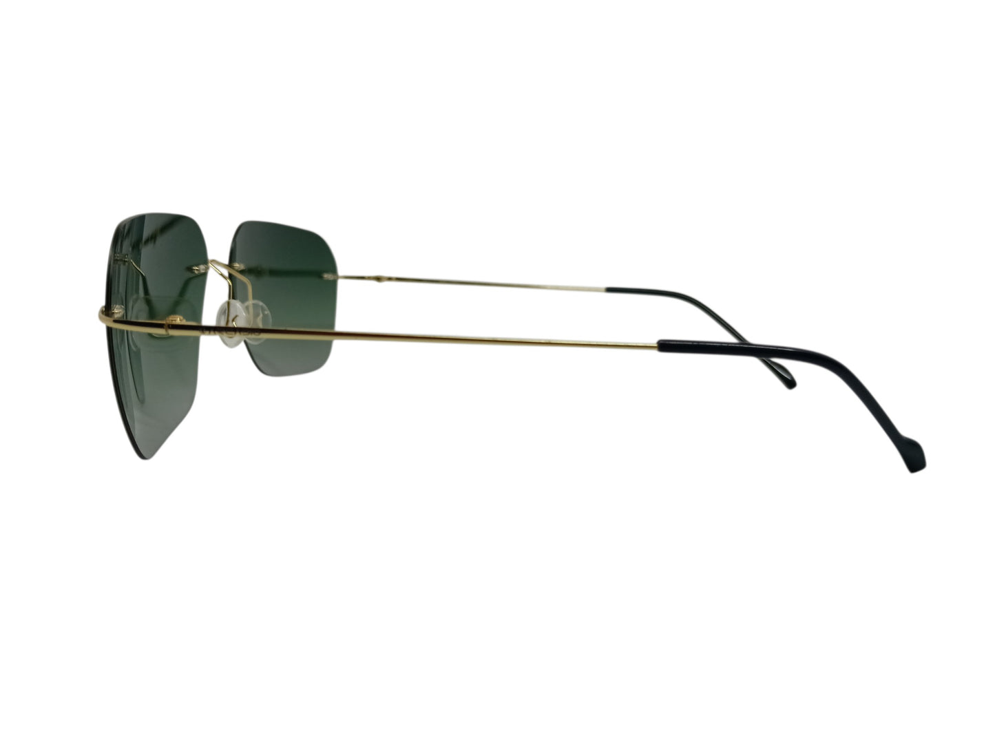 Arcadio AK17203 Angular Mens Gold Sunglasses