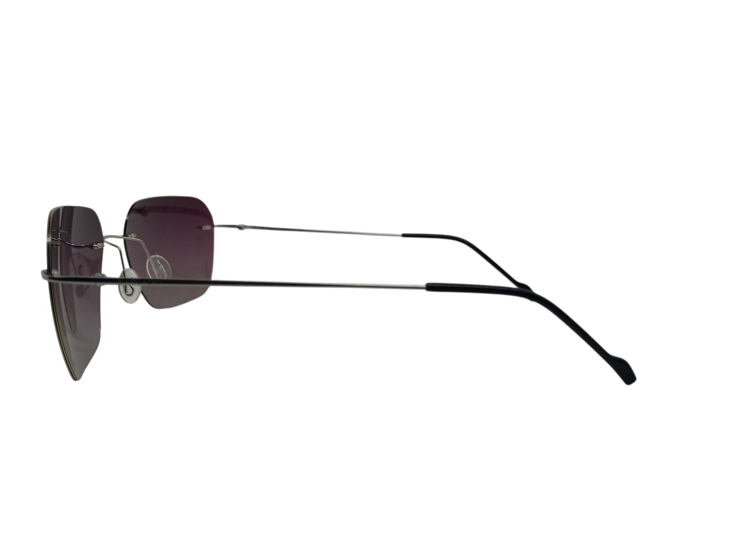 Arcadio AK17203 Angular Mens Silver Sunglasses
