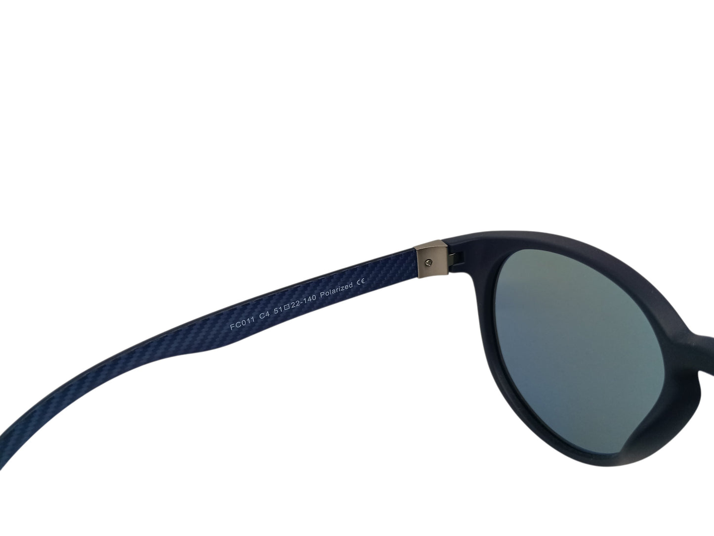 Arcadio FC011 Round Mens Matte Blue Sunglasses