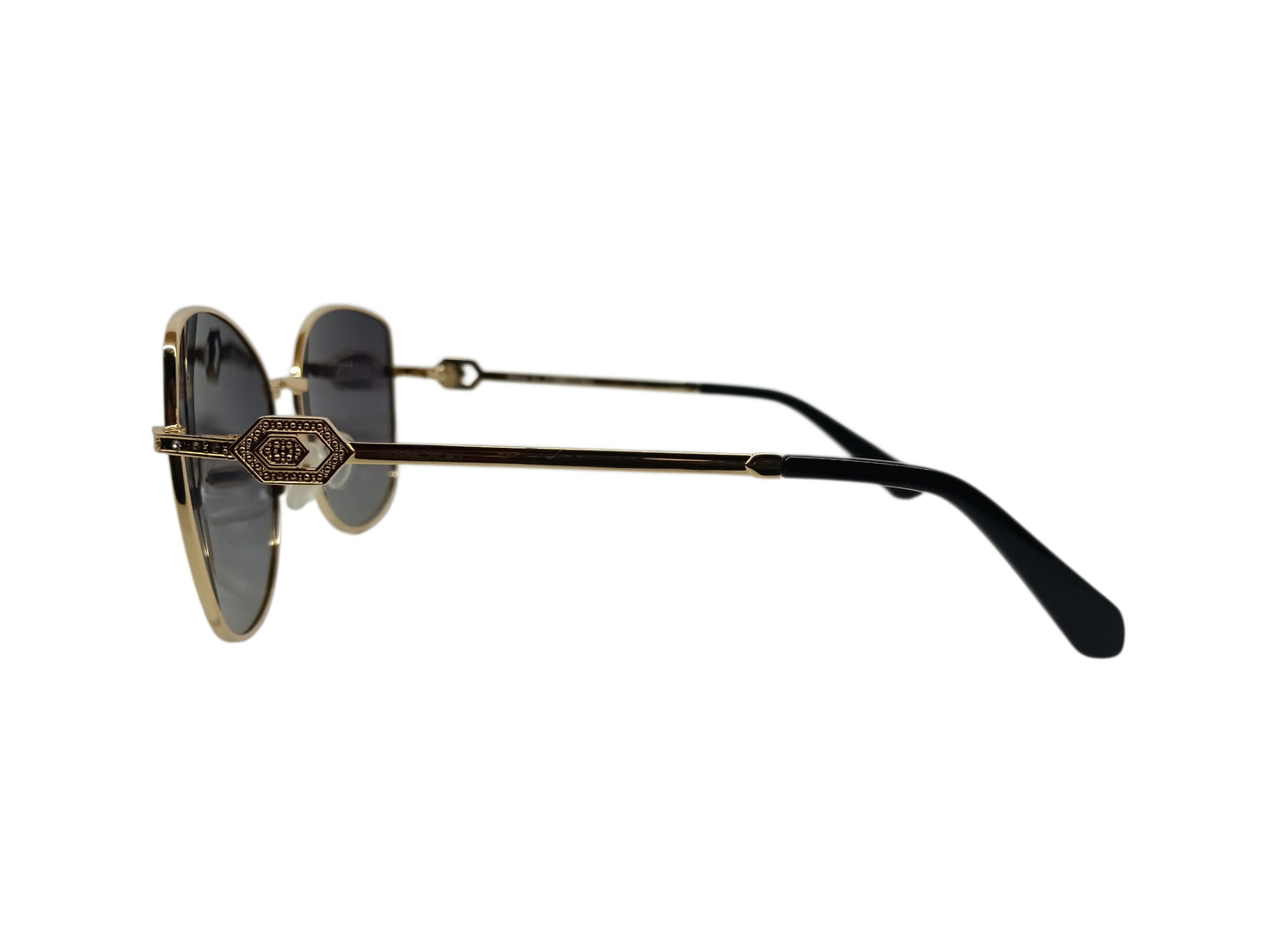 Arcadio MD1904 Cat Eye Womens Gold Sunglasses