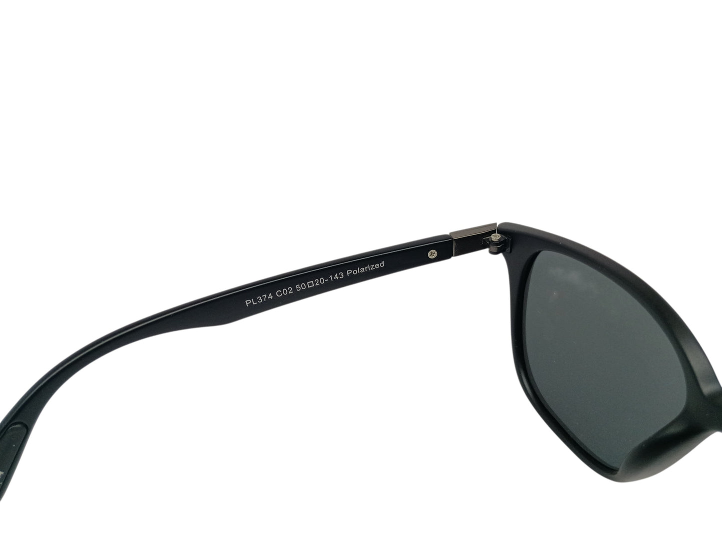 Arcadio PL374 Wayfarer Mens Matte Black Sunglasses