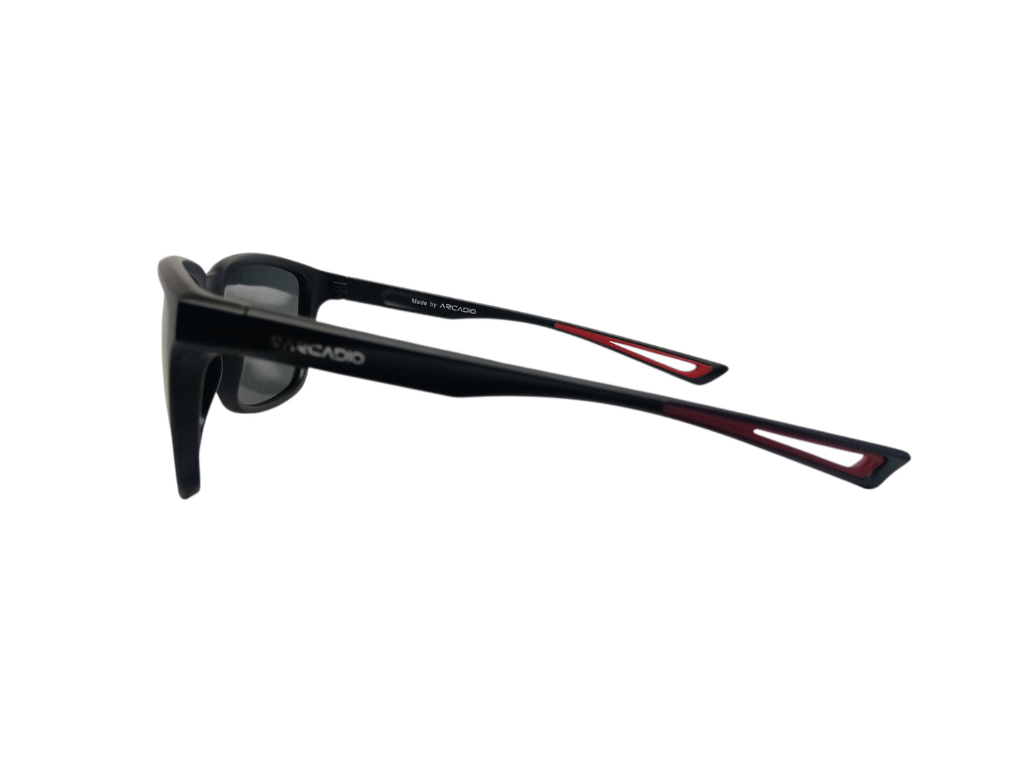 Arcadio PTE2147 Square Mens Matte Black Sunglasses