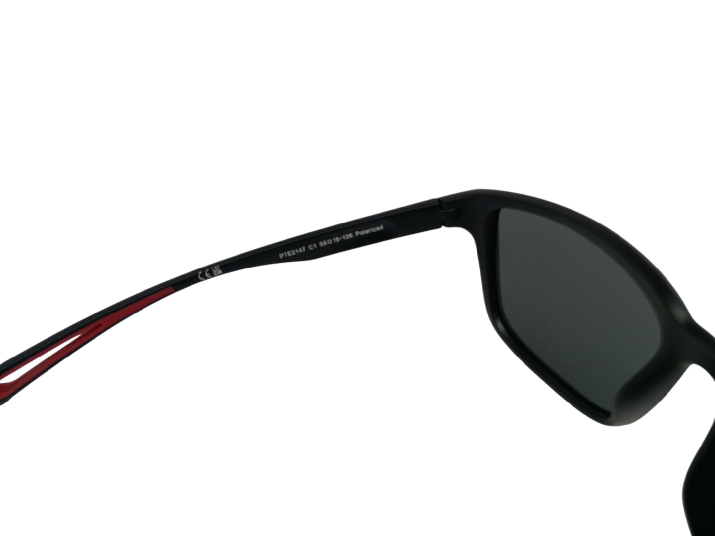 Arcadio PTE2147 Square Mens Matte Black Sunglasses