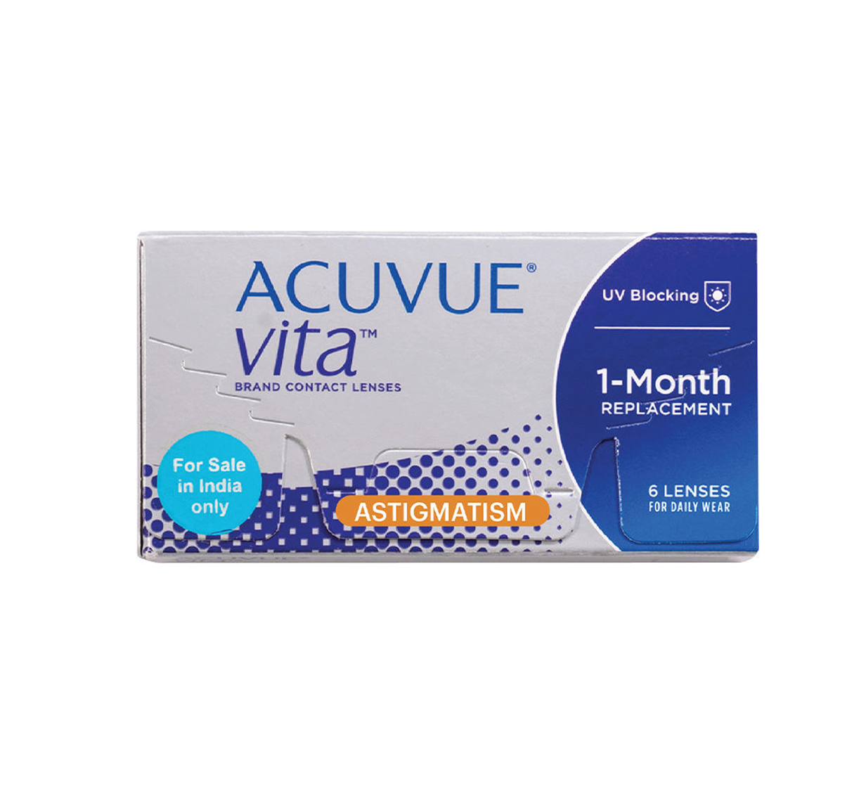 ACUVUE VITA for ASTIGMATISM SPHERICAL POWER 1-Month Replacement Contact Lenses (6 Pack)