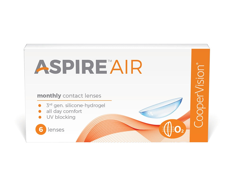 COOPERVISION ASPIRE AIR Monthly Contact Lenses (6 Pack)