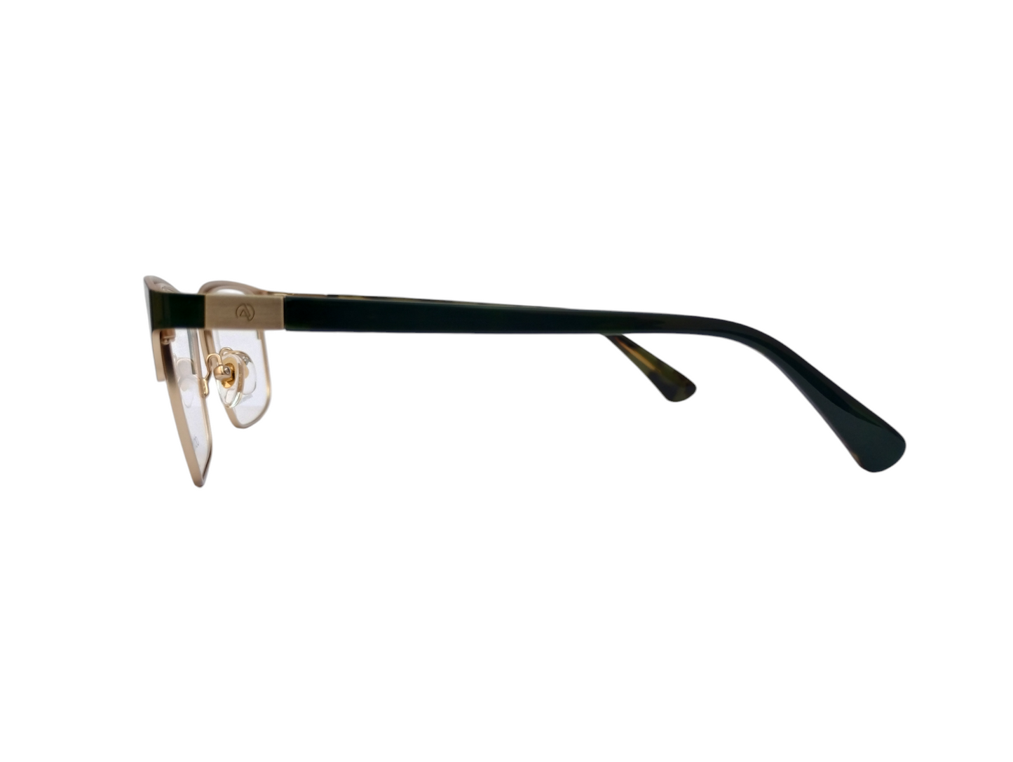 David Jones DJ 0406 55-19-143 C5 Black Matte Gold Unisex Half prescription Eyewear